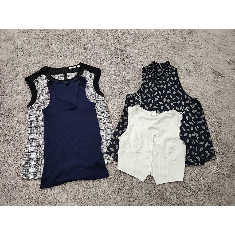 Halogen J Crew Kirious Veronica Top Lot Womens S Multicolor Good Sleeveless Tank